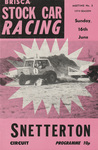 Programme cover of Snetterton Circuit, 16/06/1974