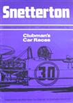 Programme cover of Snetterton Circuit, 21/09/1975