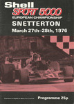Programme cover of Snetterton Circuit, 28/03/1976