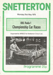 Programme cover of Snetterton Circuit, 31/05/1976