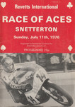 Programme cover of Snetterton Circuit, 11/07/1976