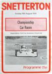 Programme cover of Snetterton Circuit, 15/08/1976