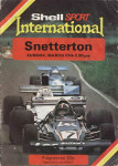 Programme cover of Snetterton Circuit, 27/03/1977