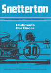 Programme cover of Snetterton Circuit, 14/08/1977