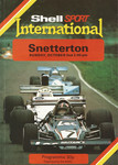Programme cover of Snetterton Circuit, 02/10/1977