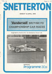 Programme cover of Snetterton Circuit, 01/04/1979