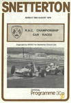 Programme cover of Snetterton Circuit, 26/08/1979