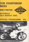 Programme cover of Snetterton Circuit, 23/03/1980