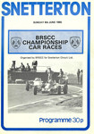 Programme cover of Snetterton Circuit, 08/06/1980
