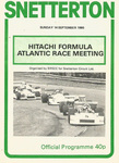 Programme cover of Snetterton Circuit, 14/09/1980