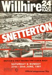Programme cover of Snetterton Circuit, 28/06/1981