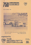 Programme cover of Snetterton Circuit, 25/10/1981