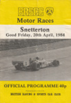 Programme cover of Snetterton Circuit, 20/04/1984
