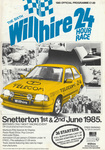 Programme cover of Snetterton Circuit, 02/06/1985