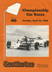 Programme cover of Snetterton Circuit, 13/04/1986