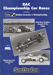 Programme cover of Snetterton Circuit, 10/08/1986