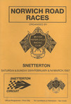 Programme cover of Snetterton Circuit, 01/03/1987