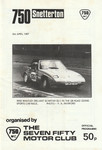 Programme cover of Snetterton Circuit, 05/04/1987