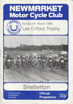 Programme cover of Snetterton Circuit, 06/03/1988