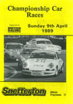 Programme cover of Snetterton Circuit, 09/04/1989