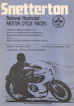 Programme cover of Snetterton Circuit, 01/04/1990
