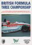 Programme cover of Snetterton Circuit, 08/08/1993