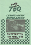Programme cover of Snetterton Circuit, 17/04/1994