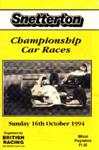 Programme cover of Snetterton Circuit, 16/10/1994