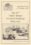 Programme cover of Snetterton Circuit, 25/10/1997