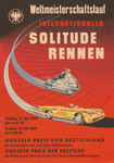 Programme cover of Solitude, 24/07/1960