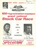 Programme cover of South Bay Park Speedway, 24/05/1974