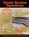 Programme cover of South Boston Speedway, 13/06/1997