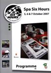 Programme cover of Spa-Francorchamps, 07/10/2007