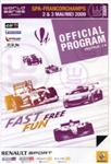 Programme cover of Spa-Francorchamps, 03/05/2009