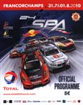 Programme cover of Spa-Francorchamps, 01/08/2010