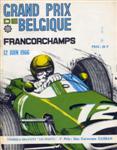 Programme cover of Spa-Francorchamps, 12/06/1966