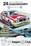 Programme cover of Spa-Francorchamps, 23/07/1978