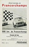 Programme cover of Spa-Francorchamps, 17/05/1964