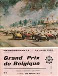 Programme cover of Spa-Francorchamps, 14/06/1964