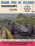 Programme cover of Spa-Francorchamps, 09/06/1968