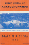 Programme cover of Spa-Francorchamps, 11/05/1969