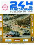 Programme cover of Spa-Francorchamps, 28/07/1974