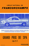 Programme cover of Spa-Francorchamps, 08/05/1977