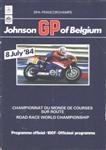 Programme cover of Spa-Francorchamps, 08/07/1984