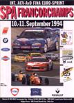Programme cover of Spa-Francorchamps, 11/09/1994