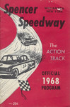 Programme cover of Spencer Speedway, 1968