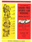 Programme cover of Watkins Glen International, 28/06/1964