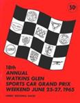 Programme cover of Watkins Glen International, 27/06/1965