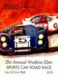 Programme cover of Watkins Glen International, 14/07/1968