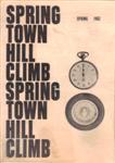Programme cover of Springtown Hill Climb, 1962